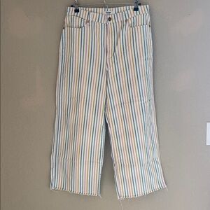 Wrangler Multicolor Striped Wide Leg Jeans